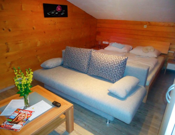 Schlafzimmer im Landhaus Bergzeit